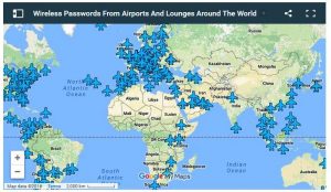 مشاهده پسورد وای فای فرودگاههای جهان